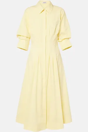 Simkhai Jazz cotton-blend poplin midi dress