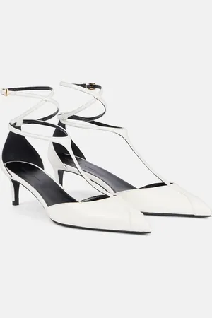 Khaite Mia 45 leather pumps