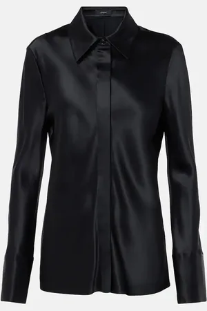 Joseph Brunel silk satin blouse