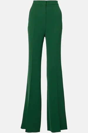 Max Mara Cosmo high-rise cady straight pants