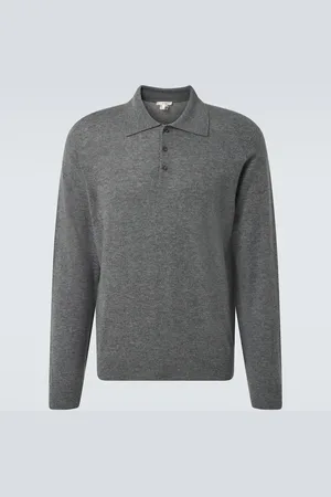The Row Judi cashmere polo sweater