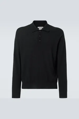 The Row Judi cashmere polo sweater