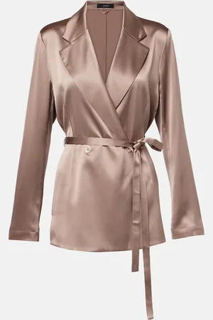 Joseph Joubert silk satin jacket