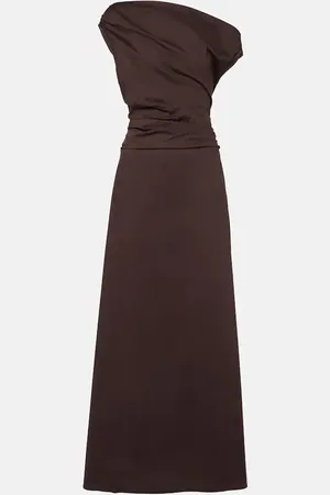 Staud Phare one-shoulder cotton maxi dress