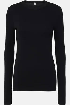 Totême Cotton-blend jersey top