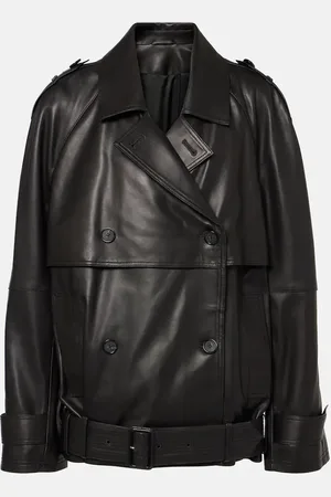 Totême Oversized leather jacket