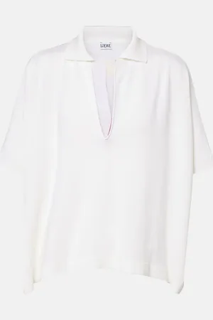 Loewe Striped wool polo sweater