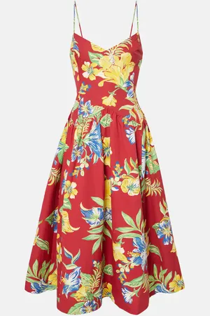 Ralph Lauren Floral cotton midi dress