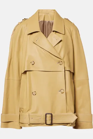 Totême Oversized leather jacket