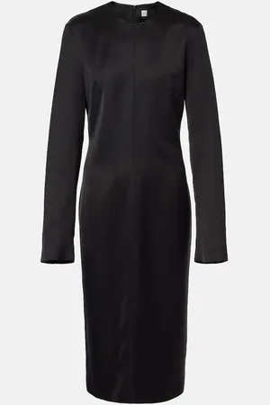 Totême Satin midi dress