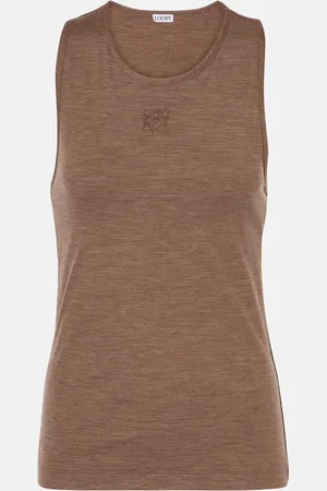 Loewe Anagram wool-blend tank top