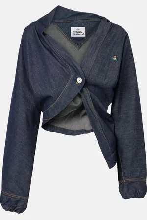 Vivienne Westwood Natalia cropped cotton chambray shirt
