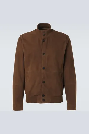 Rubinacci Suede bomber jacket