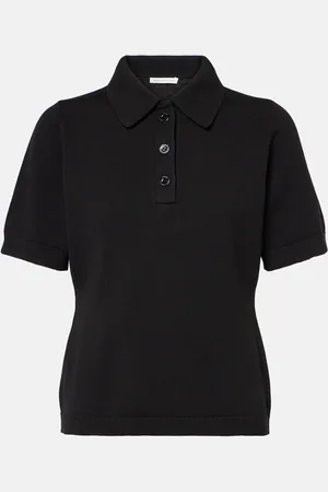 EMILIA WICKSTEAD Fairlie cotton jersey polo shirt