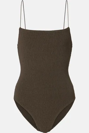 Totême Shirred jersey swimsuit