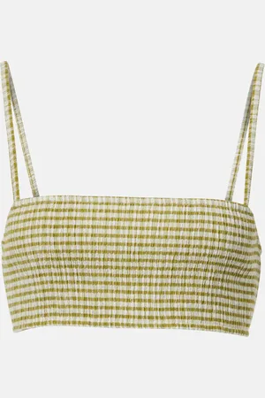 Vince Gingham bra top