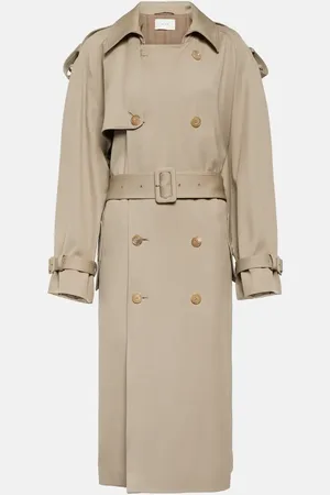 The Row June virgin wool trench coat
