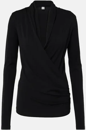 Totême Draped jersey top