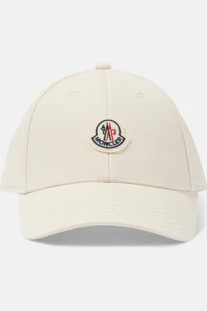 Moncler Logo cotton gabardine baseball cap