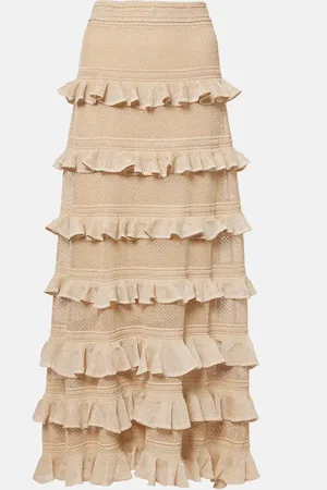 ZIMMERMANN Illuminate ruffled tiered maxi skirt