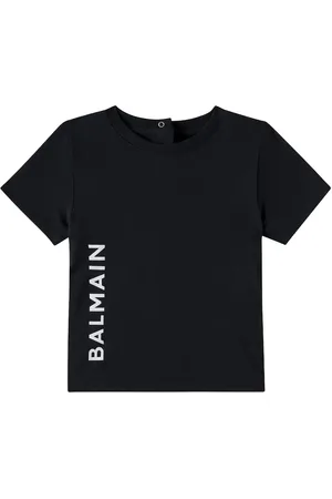 Balmain Baby logo cotton jersey T-shirt
