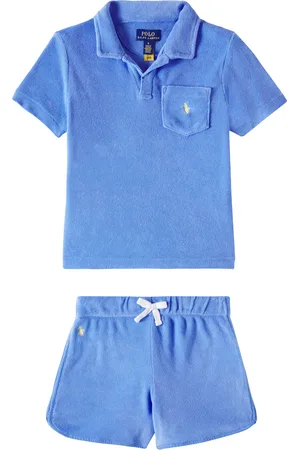 Ralph Lauren Terry polo shirt and shorts set