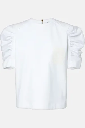 Max Mara Mantide ruched jersey T-shirt