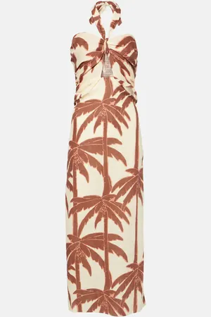 JOHANNA ORTIZ Water Adventure printed linen maxi dress