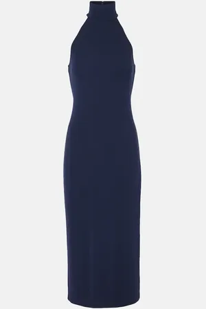 Ralph Lauren High-neck jersey maxi dress