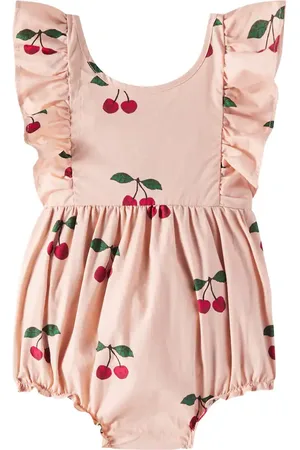 Konges Sløjd Baby Verbena printed cotton playsuit