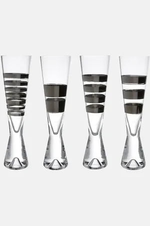 Tom Dixon Tank set of 4 champagne flute glasses