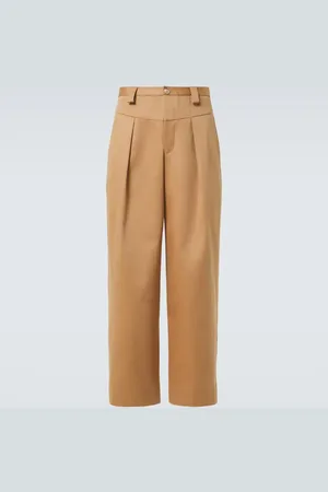 King & Tuckfield Cotton wide-leg pants