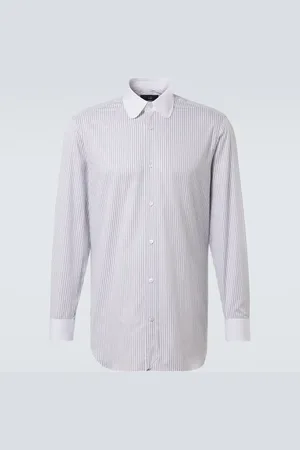 Dunhill Striped cotton twill shirt