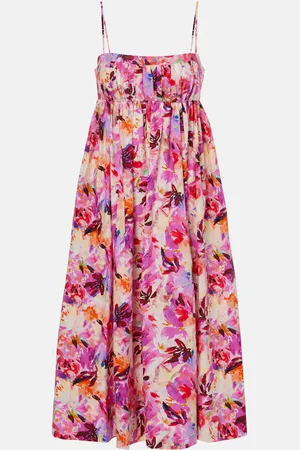 ULLA JOHNSON Lucille floral cotton maxi dress