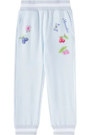 MONNALISA Printed cotton-blend sweatpants