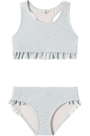 Liewood Bellamy printed ruffled bikini