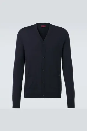 Gucci Logo wool cardigan