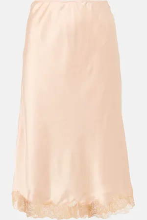 The Row Irene silk midi skirt