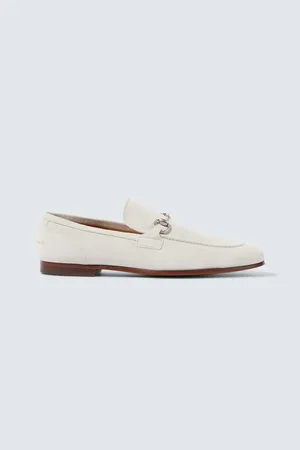 Gucci Jordaan Horsebit suede loafers