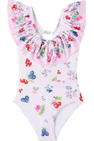 MONNALISA Floral swimsuit