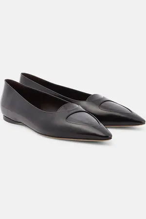 The Row Viv leather ballet flats