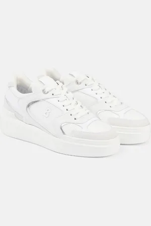 Bogner Hollywood 29A leather-trimmed mesh sneakers