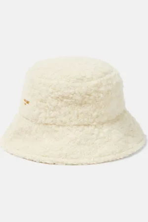 Balmain Logo wool-blend bucket hat