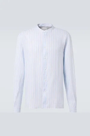 Brunello Cucinelli Striped linen shirt