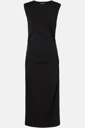 VERONICA BEARD Baxter ruched jersey midi dress