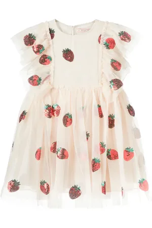 Konges Sløjd Yvonne sequined ruffled tulle dress