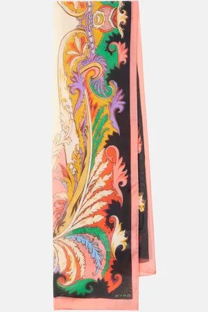Etro Paisley silk scarf