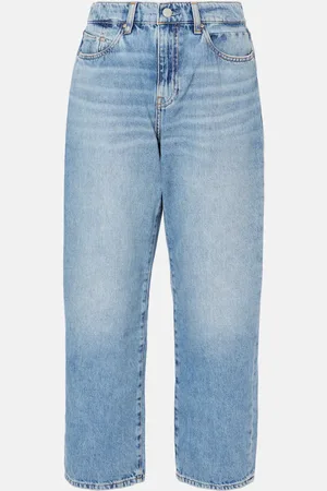 AG Jeans Florence cropped mid-rise straight jeans