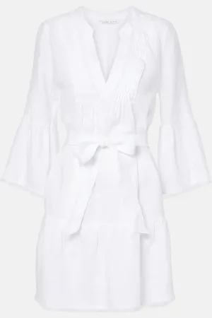Heidi Klein Belted linen kaftan