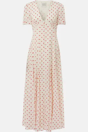 POSSE Paloma polka-dot maxi dress